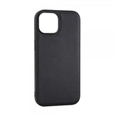 Buffalo iPhone 15 -kuori, aitoa nahkaa, MagSeries, musta