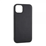 Buffalo iPhone 15 Plus -suojakuori, aitoa nahkaa, MagSeries, musta
