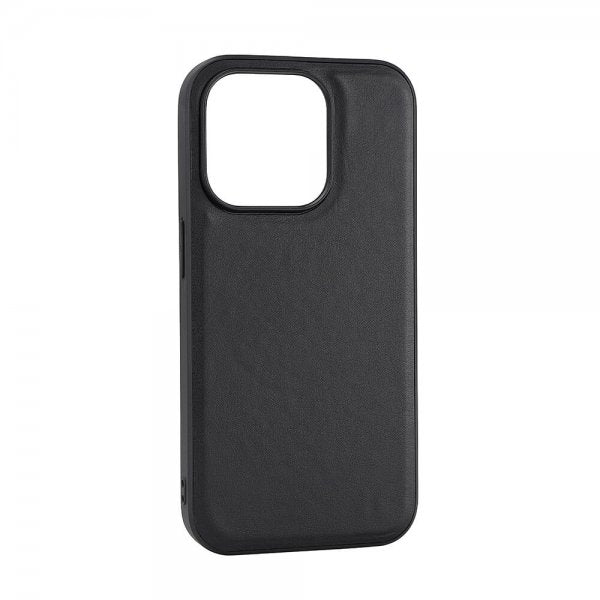 Buffalo iPhone 15 Pro -kuori PU MagSeries, musta