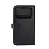 Buffalo iPhone 17 Pro/iPhone 18 Pro Kotelo 2-in-1 Irrotettava lompakko Musta