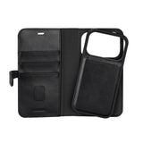 Buffalo iPhone 17 Pro/iPhone 18 Pro Kotelo 2-in-1 Irrotettava lompakko Musta