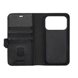 Buffalo iPhone 17 Pro Max/iPhone 18 Pro Max Kotelo 2-in-1 Irrotettava lompakko Musta