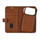 Buffalo iPhone 17 Pro/iPhone 18 Pro Kotelo 2-in-1 Irrotettava lompakko Ruskea