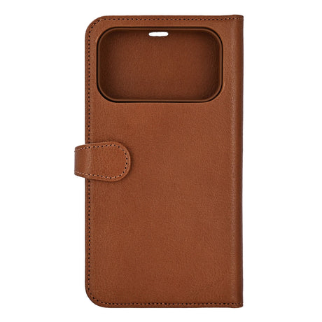 Buffalo iPhone 17 Pro Max/iPhone 18 Pro Max Kotelo 2-in-1 Irrotettava lompakko Ruskea