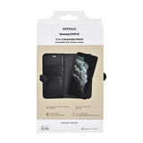 Buffalo Samsung Galaxy S26 FE Kotelo 2-in-1 Aito Nahka 3 Korttitasku Musta