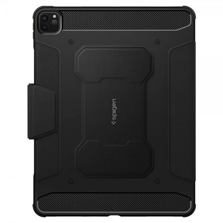 Spigen iPad Pro 12.9 2021 Kotelo Rugged Armor Pro Musta