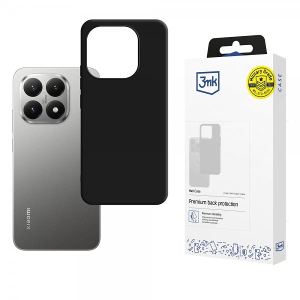 3mk Xiaomi 15T Kuori Matt Case Musta