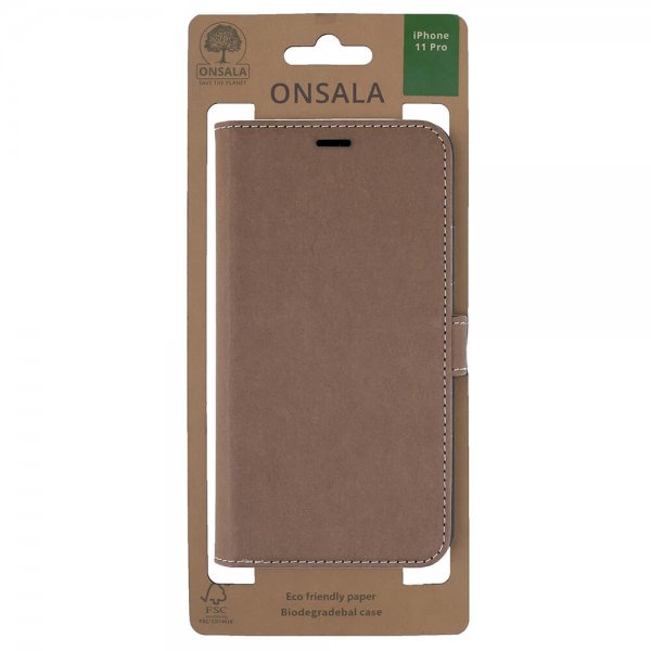 Onsala iPhone 11 Pro Kuori ECO Ruskea