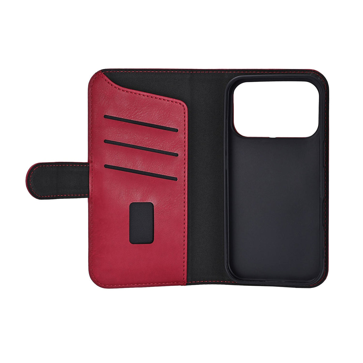 Gear iPhone 17 Pro/iPhone 18 Pro Kotelo 3 Korttitasku Punainen