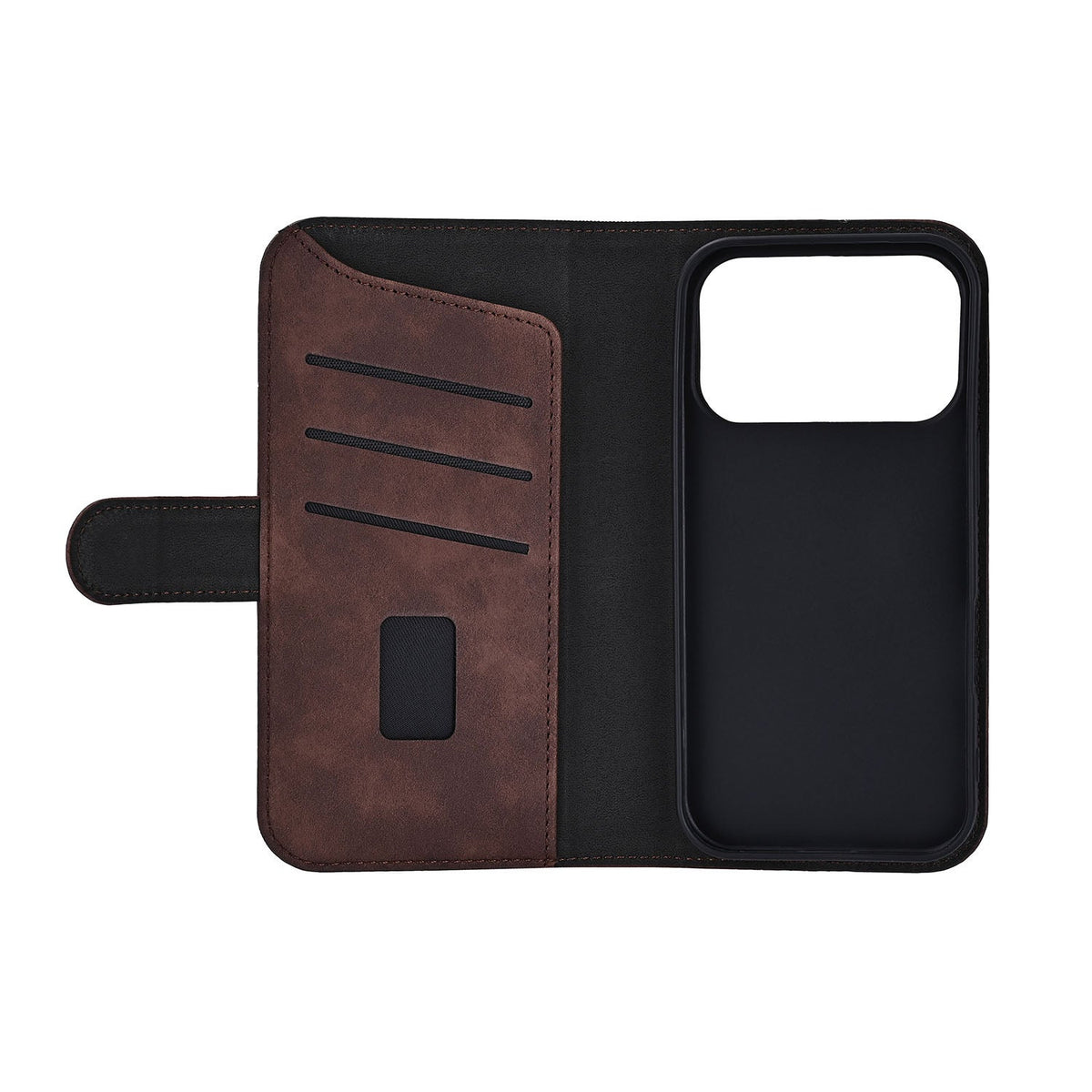 Gear iPhone 17 Pro/iPhone 18 Pro Kotelo 3 Korttitasku Ruskea