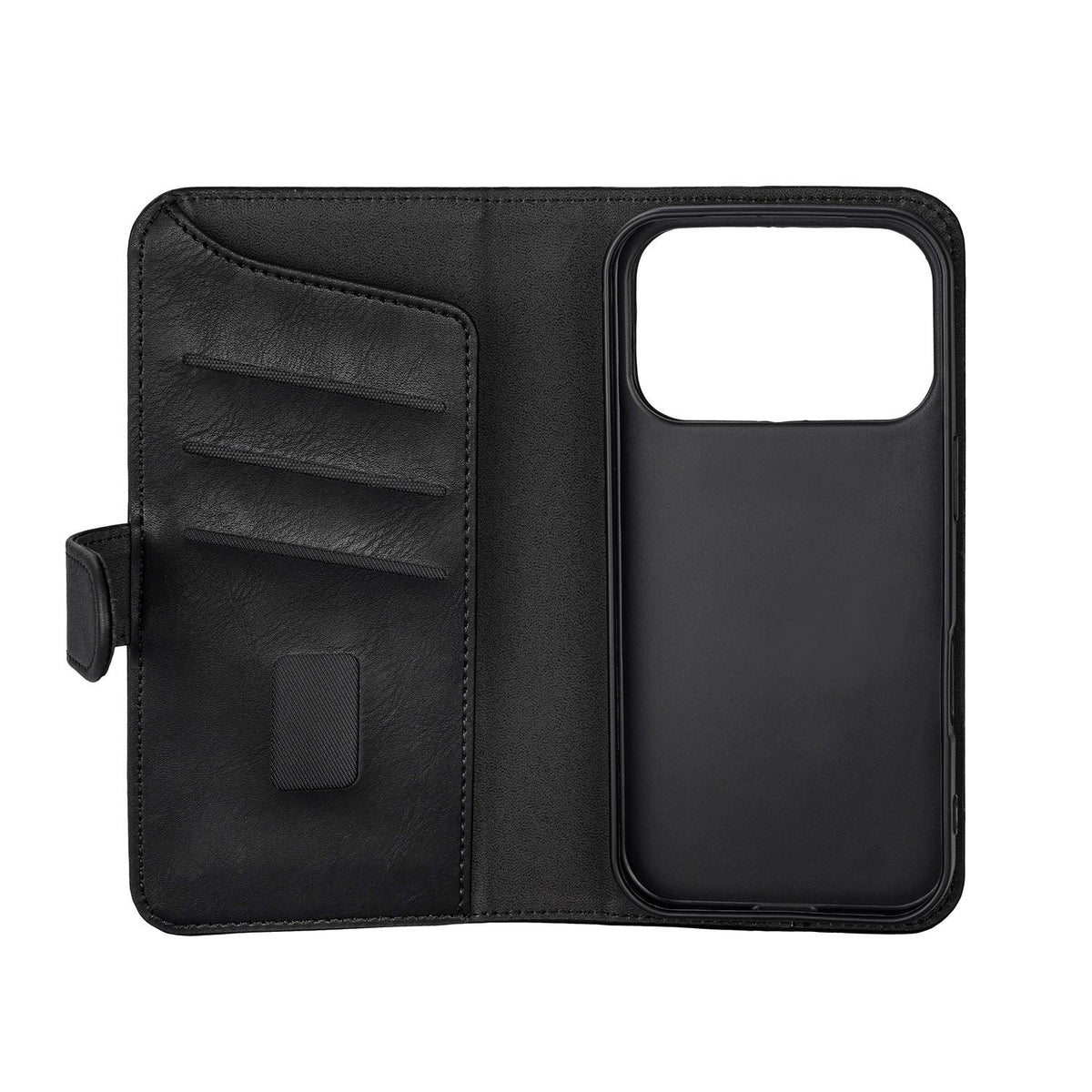 Gear iPhone 17 Pro/iPhone 18 Pro Kotelo 3 Korttitasku Musta