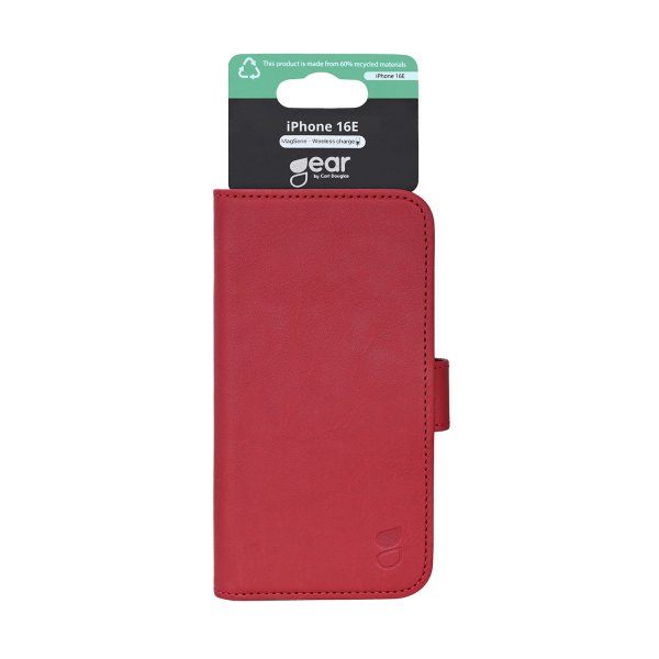 Gear iPhone 16/17 Kotelo 3 Korttipaikkaa Punainen