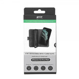 Gear iPhone 15 Pro Max Kuori 7 Korttipaikkaa Irrotettava MagSeries Musta