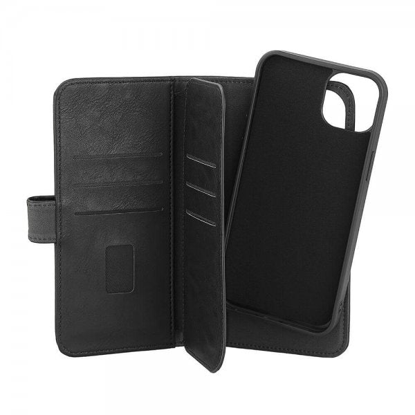 Gear iPhone 15 Plus Suojakotelo 7 Korttipaikkaa Irrotettava Kuori MagSeries Musta