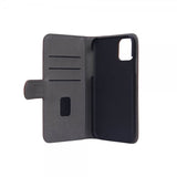 Gear iPhone 11 -suojakotelo Mobile Wallet, nubukkinahkaa, ruskea
