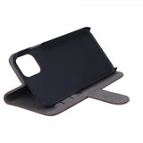 Gear iPhone 11 -suojakotelo Mobile Wallet, nubukkinahkaa, ruskea