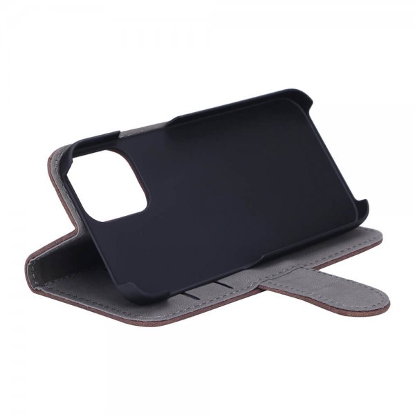 Gear iPhone 12 Mini Kotelo Mobile Wallet Nubuk Ruskea