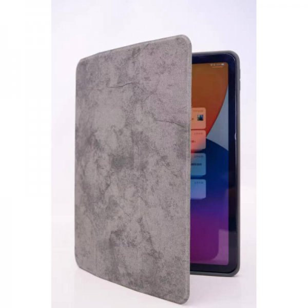 Gear iPad Air 10.9 (sukupolvet 4/5) Suojakotelo Kolmiosainen Jalka Folio Harmaa