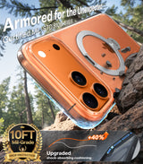 Torras iPhone 17 Pro Max Kuori Ostand Q3 Spin Kirkas
