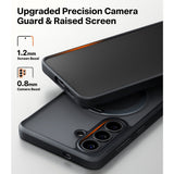 Torras Samsung Galaxy S26 Kuori Ostand Q3 Spin Obsidianmusta