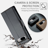 CaseMe Google Pixel 8 Kotelo 023 Series Musta