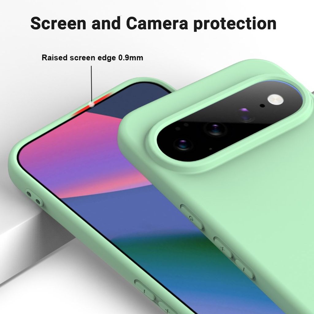 Google Pixel 11 Pro XL Kuori Remmillä Silikoni Vihreä