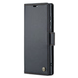 CaseMe Samsung Galaxy S24 Ultra Kotelo 023 Series Musta
