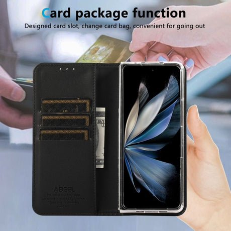 ABEEL Google Pixel 11 Pro Fold Kotelo RFID-suoja Musta