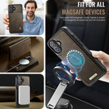 CaseMe iPhone 17 Kotelo C49 Series Ruskea