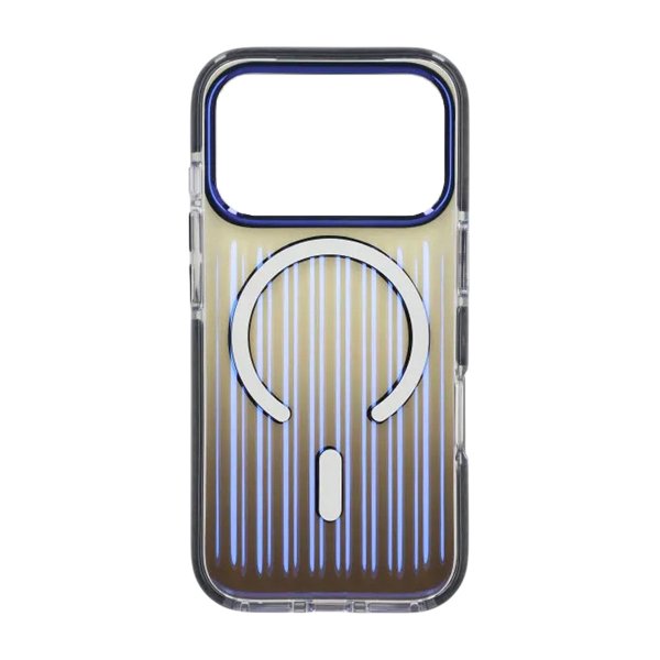 iPhone 17 Pro -kuori, aallotettu, MagSafe, musta
