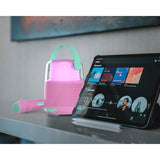 Mobility on Board Kaiutin Karaoke-setti LED Pinkki