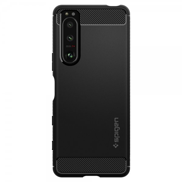 Spigen Sony Xperia 5 III Suojakuori Rugged Armor Matte Black