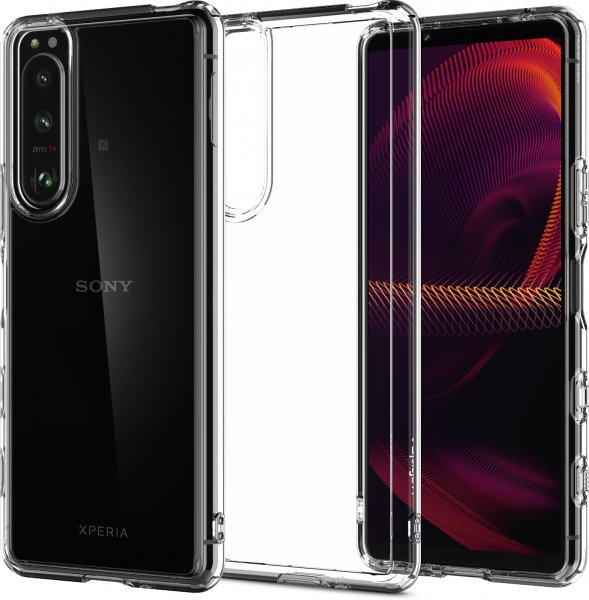 Spigen Sony Xperia 5 III Ultra Hybrid Crystal Clear -suojakuori