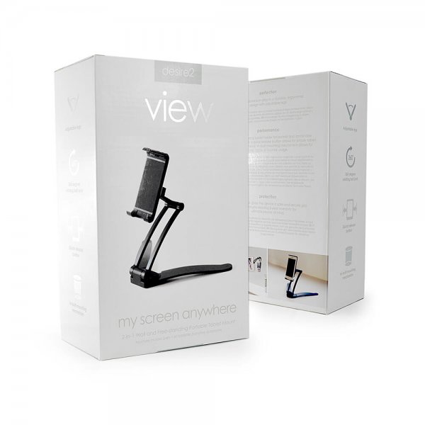 desire2 Tablet- ja mobiiliteline 2in1 Pöytäteline ja Seinäkiinnitys