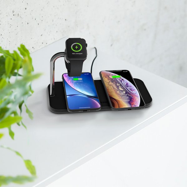 Zens Dual+Watch langaton alumiinilaturi musta