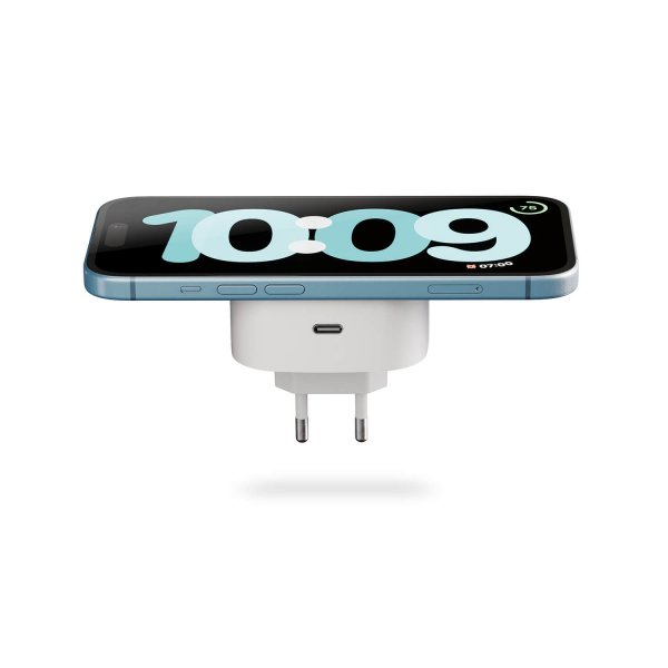 Zens Langaton Laturi Seinäadapteri Qi2 MagSafe Valkoinen