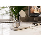 Zens langaton laturi 4-in-1 Qi2 MagSafe valkoinen