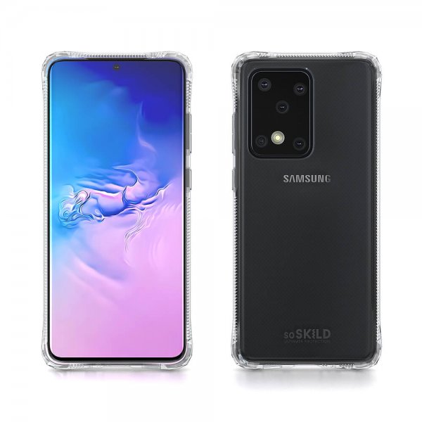 SoSkild Samsung Galaxy S20 Ultra Suojakuori Absorb 2.0 Läpinäkyvä