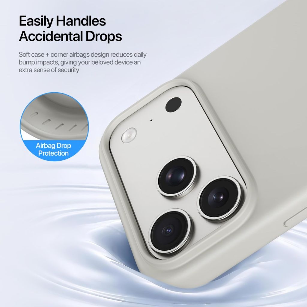 Dux Ducis iPhone 17 Pro Max/iPhone 18 Pro Max Kuori Piel Series MagSafe Beige