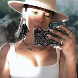 iDecoz iPhone X/Xs kuori Square Case Python