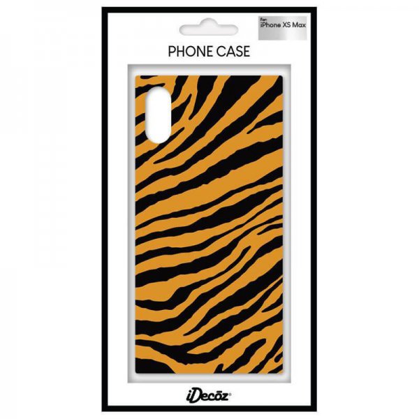 iDecoz iPhone Xs Max Suojakuori Square Case Tiger