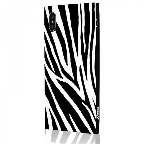 iDecoz iPhone Xs Max Kuori Square Case Zebra