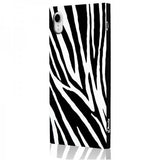 iDecoz iPhone Xr -suojakuori Square Case Zebra