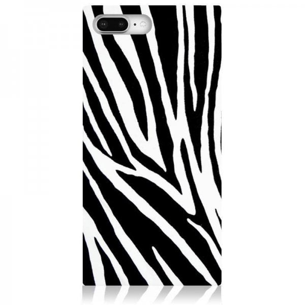 iDecoz iPhone 7 Plus/iPhone 8 Plus Kuoret Square Case Zebra