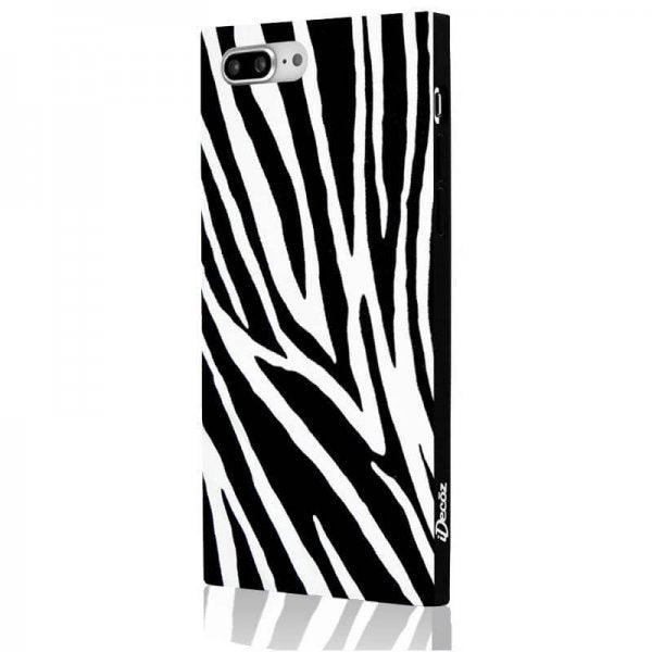 iDecoz iPhone 7 Plus/iPhone 8 Plus Kuoret Square Case Zebra