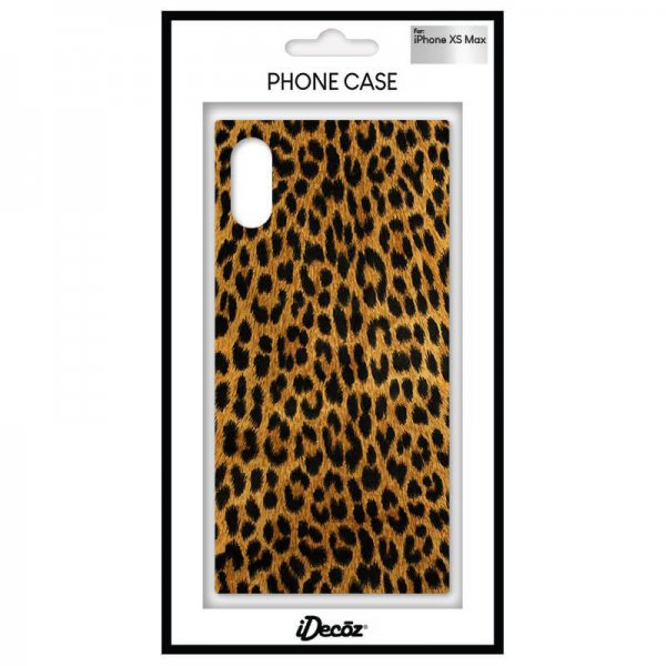 iDecoz iPhone Xs Max Suojakuori Square Case Leopard