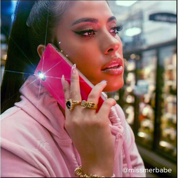 iDecoz iPhone Xs Max Suojakuori Square Case Neon Pinkki