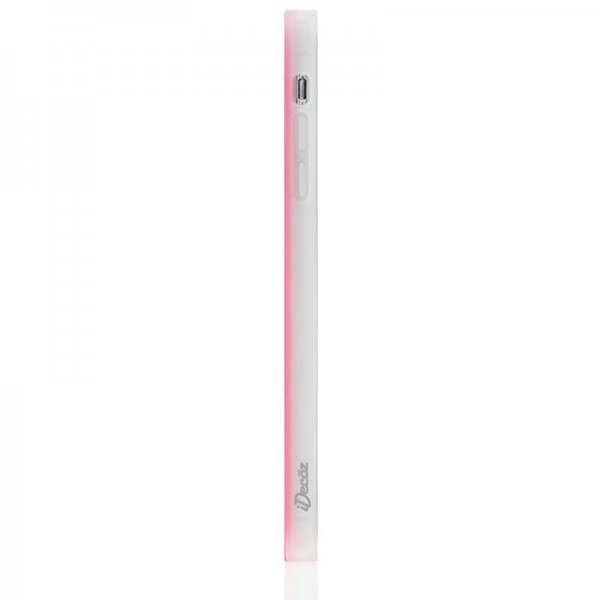 iDecoz iPhone X/Xs -kuori Square Case Neon Pink