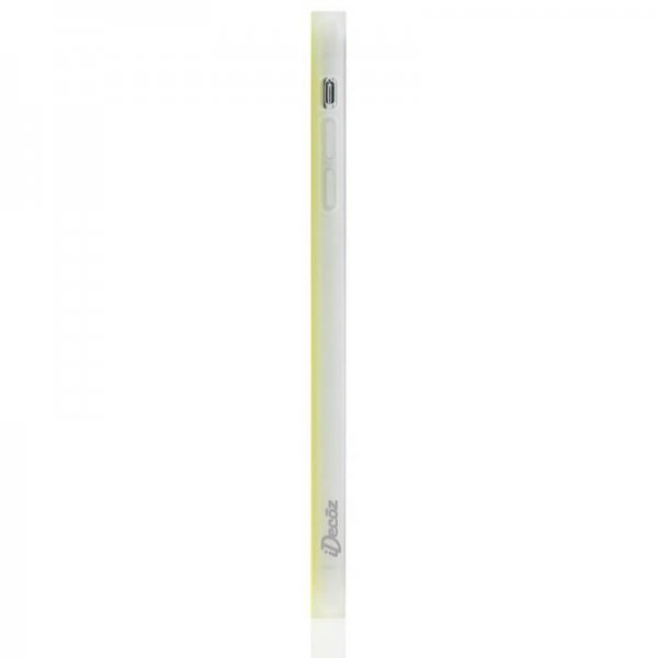iDecoz iPhone 11 Pro Max Square Case neonkeltainen