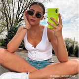 iDecoz iPhone 11 Pro -suojakuori, neliömalli, neonkeltainen